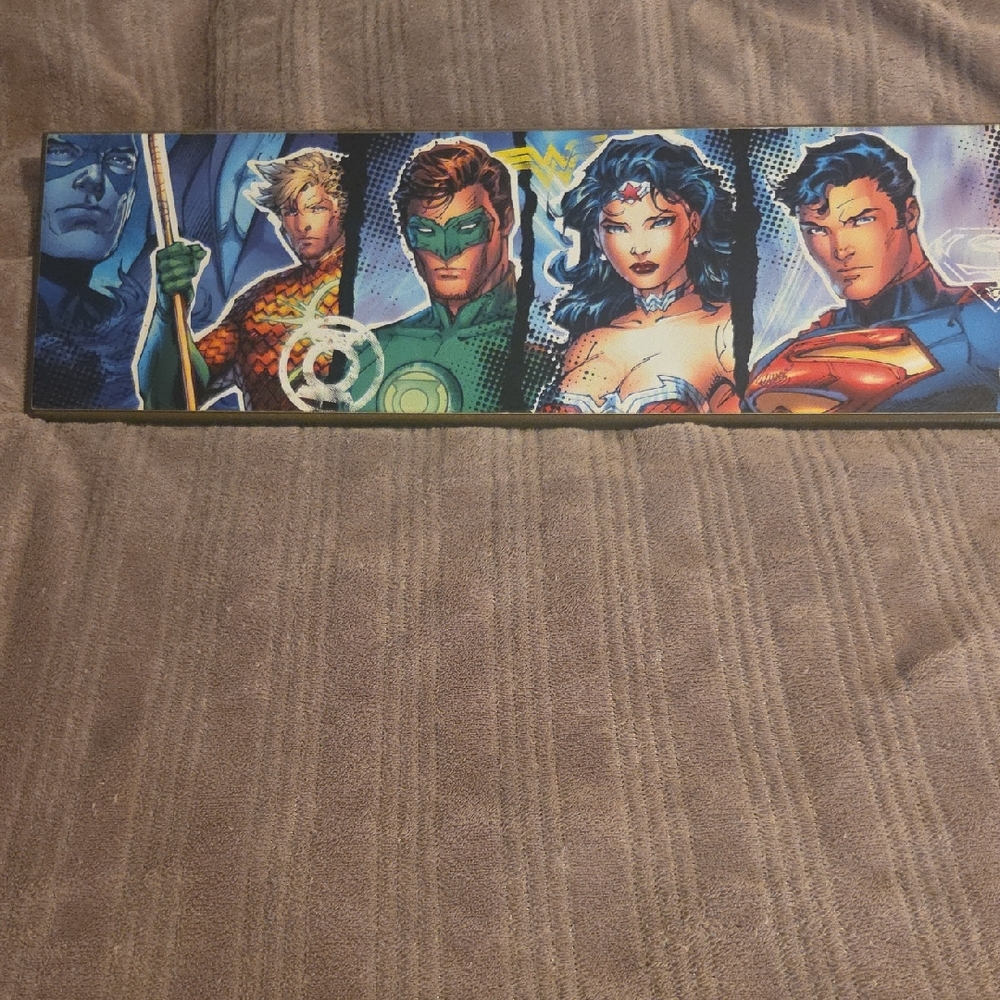 DC Comics Superhero Canvas Art - Blue, Green, Red